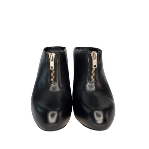 Loeffler Randall Leather Platform Heeled Clogs Mules - Picture 2 of 8